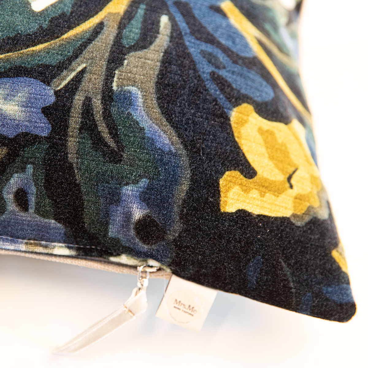 Mrs.Me Sierkussen Fleur Electric Blue