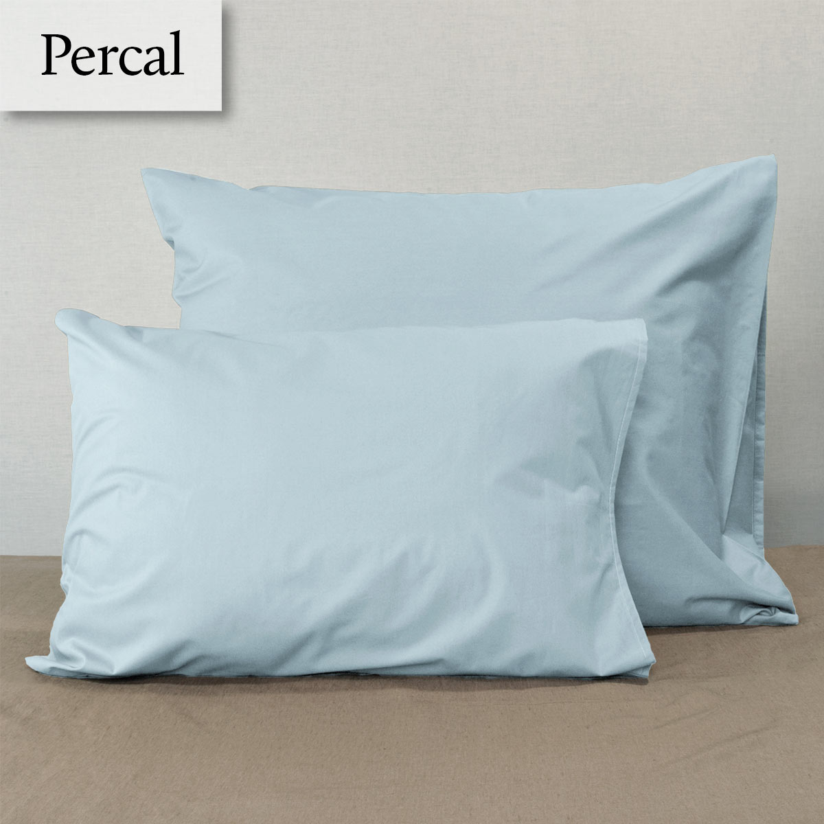 Dommelin Kussensloop Percal 200TC Lichtblauw 60 x 70 cm