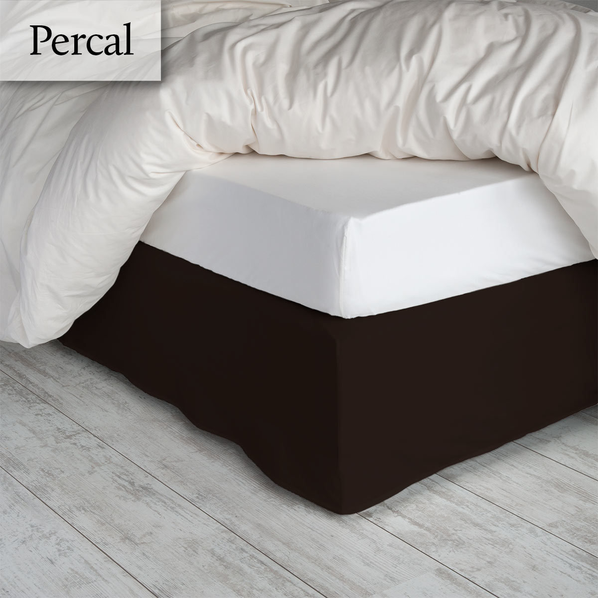 Dommelin Bedrok Percal 200TC Choco