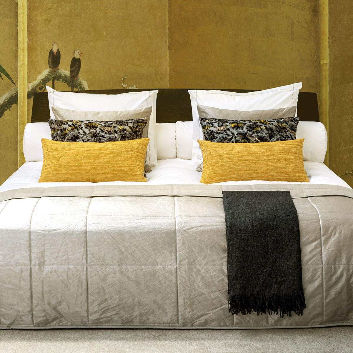 Mrs.Me Sierkussen Link Golden Ochre