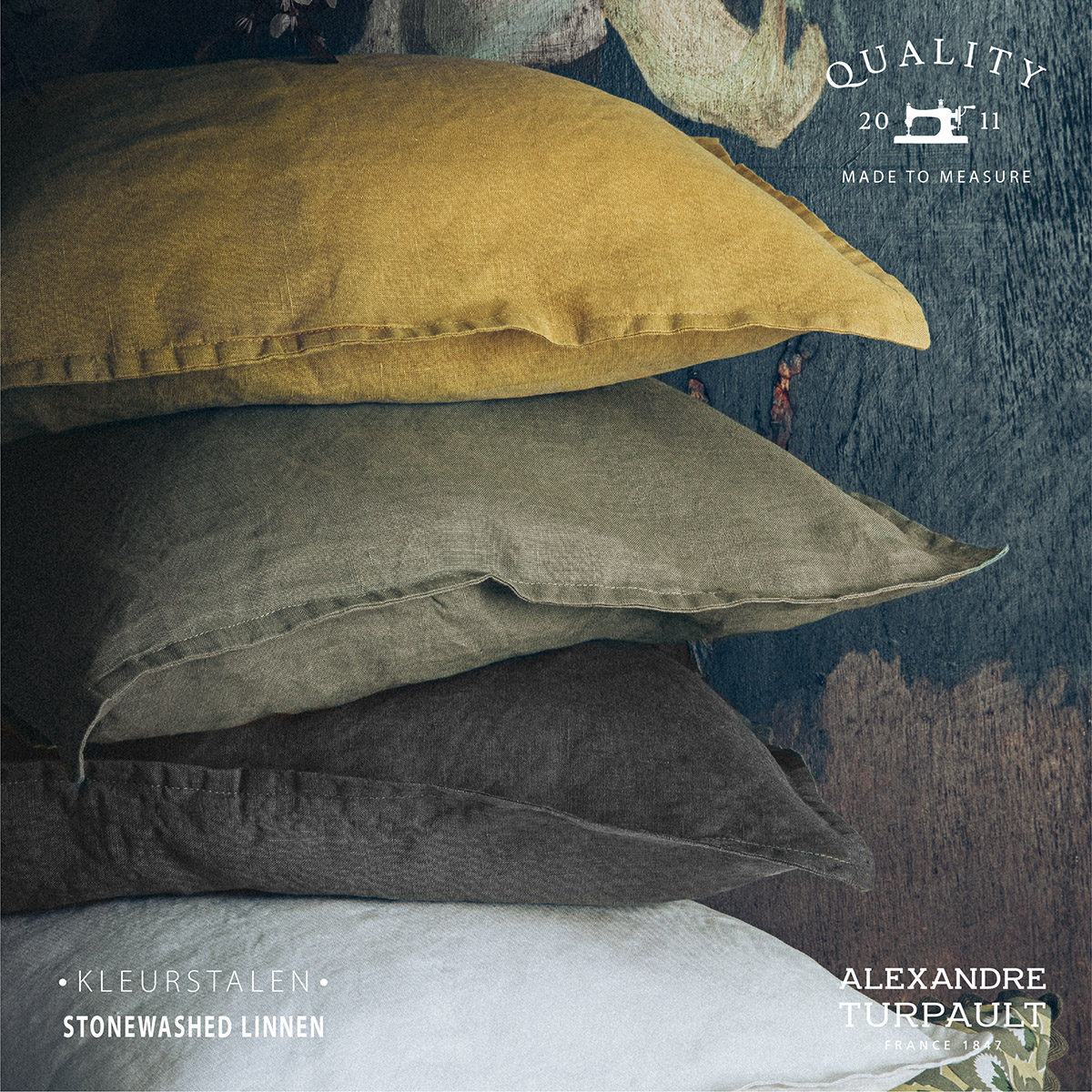 Gratis Alexandre Turpault Washed Linnen Kleurstalen Gratis Alexandre Turpault Half Linnen Kleurstalen