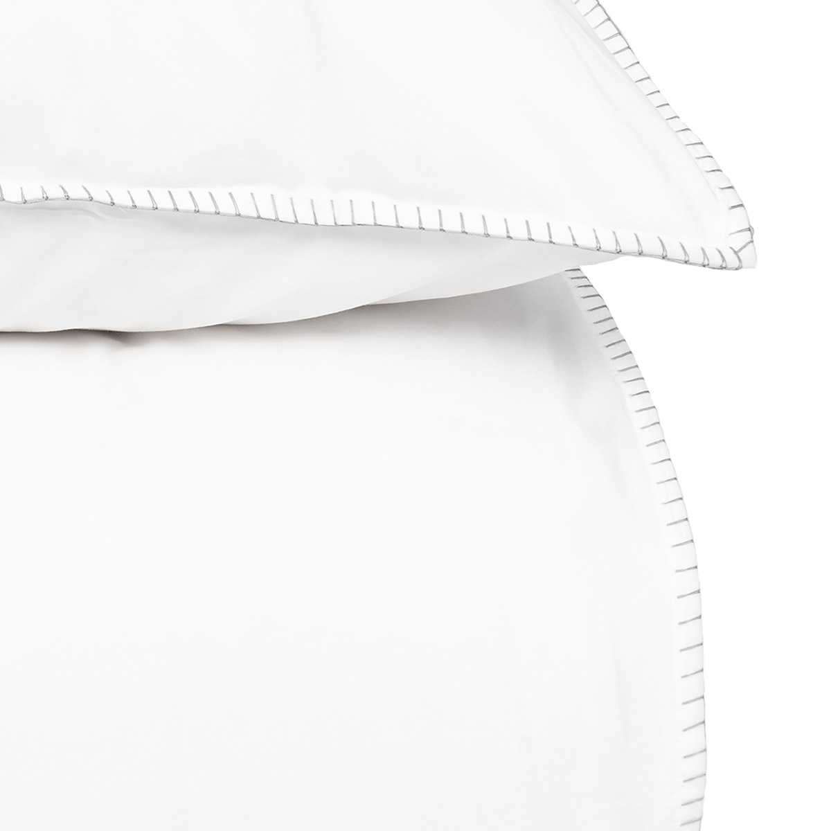 Mrs.Me Dekbedovertrek Feston White Percale 400TC 240 x 220 cm