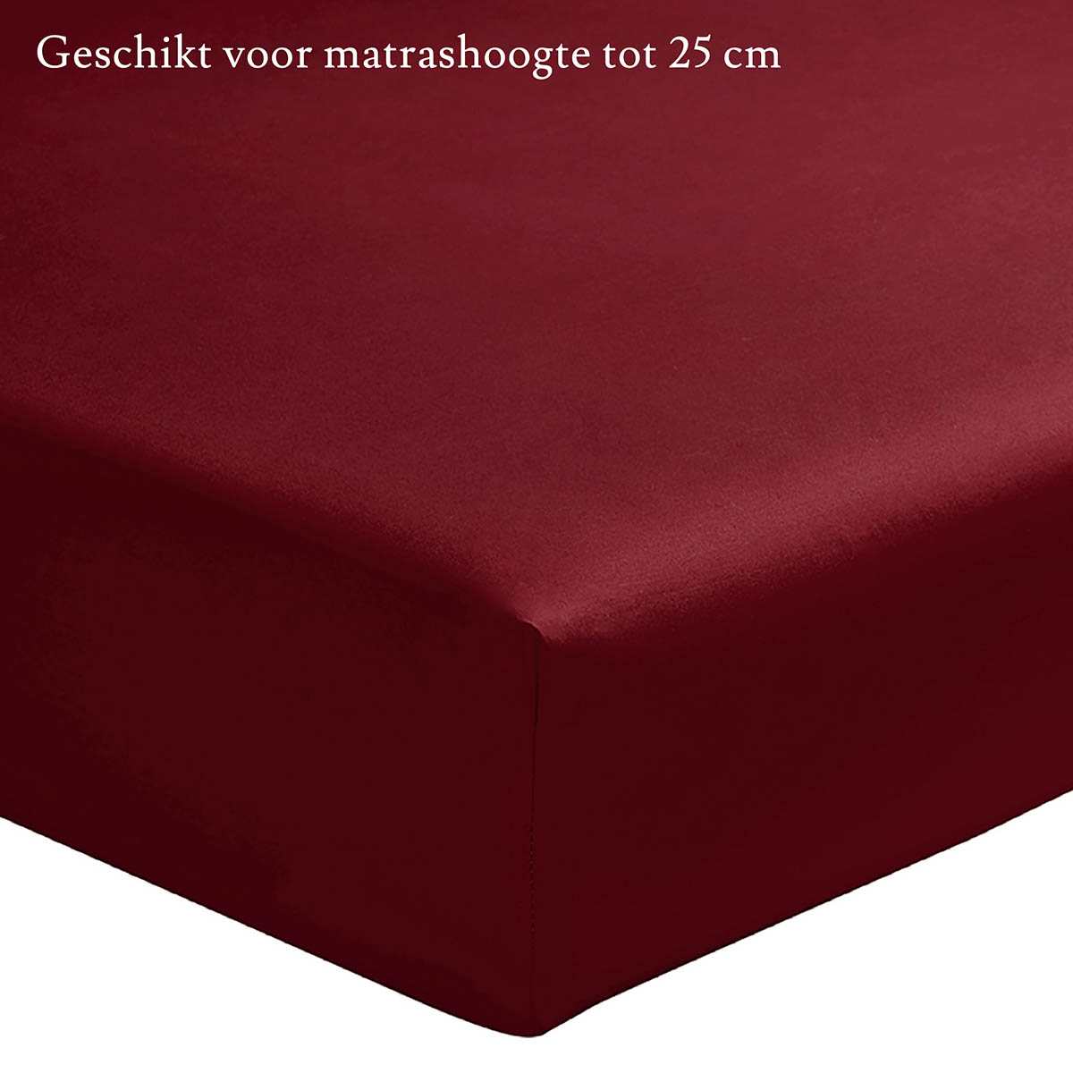 Essix Hoeslaken Percal Carmin 80 x 200 cm