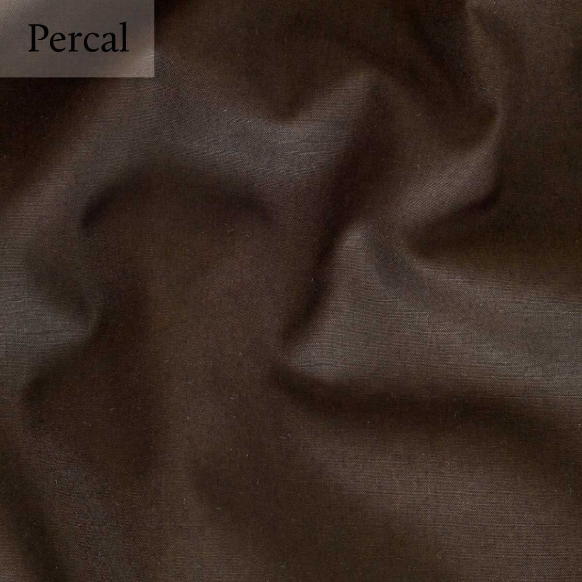 Dommelin Dubbel Split Hoeslaken Percal 200TC Choco 180 x 210 cm | split 70 cm