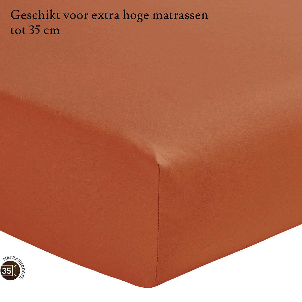 Essix Hoeslaken Hoge Hoek Percal Ecureuil