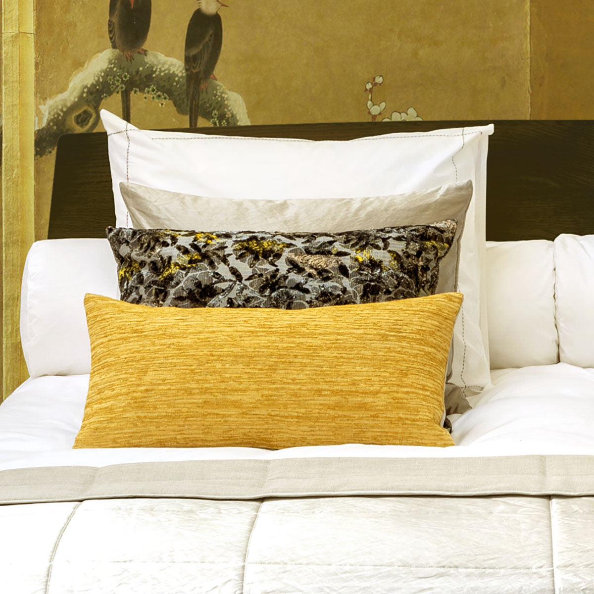 Mrs.Me Sierkussen Link Golden Ochre