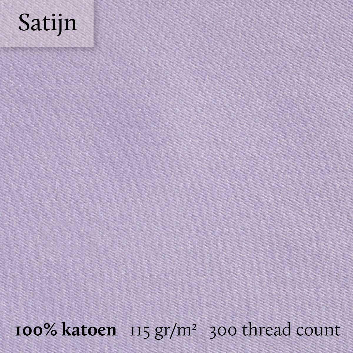 Dommelin Hoeslaken Satijn 300TC Lila