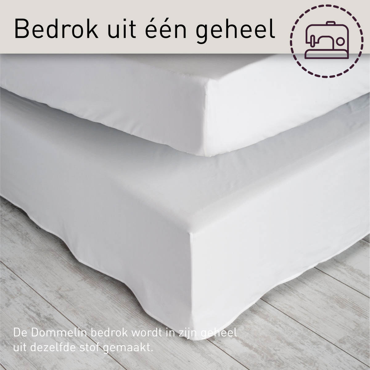 Dommelin Percal Bedrok op maat