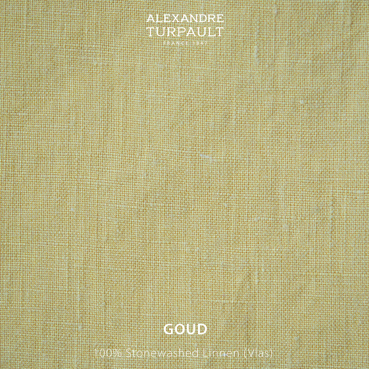 Gratis Alexandre Turpault Washed Linnen Kleurstalen Goud Gratis Alexandre Turpault Half Linnen Kleurstalen
