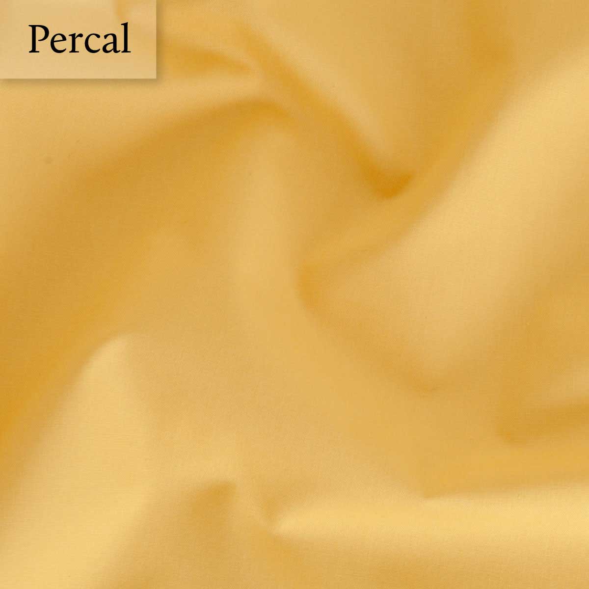 Dommelin Kussensloop Percal 200TC Okergeel 50 x 70 cm
