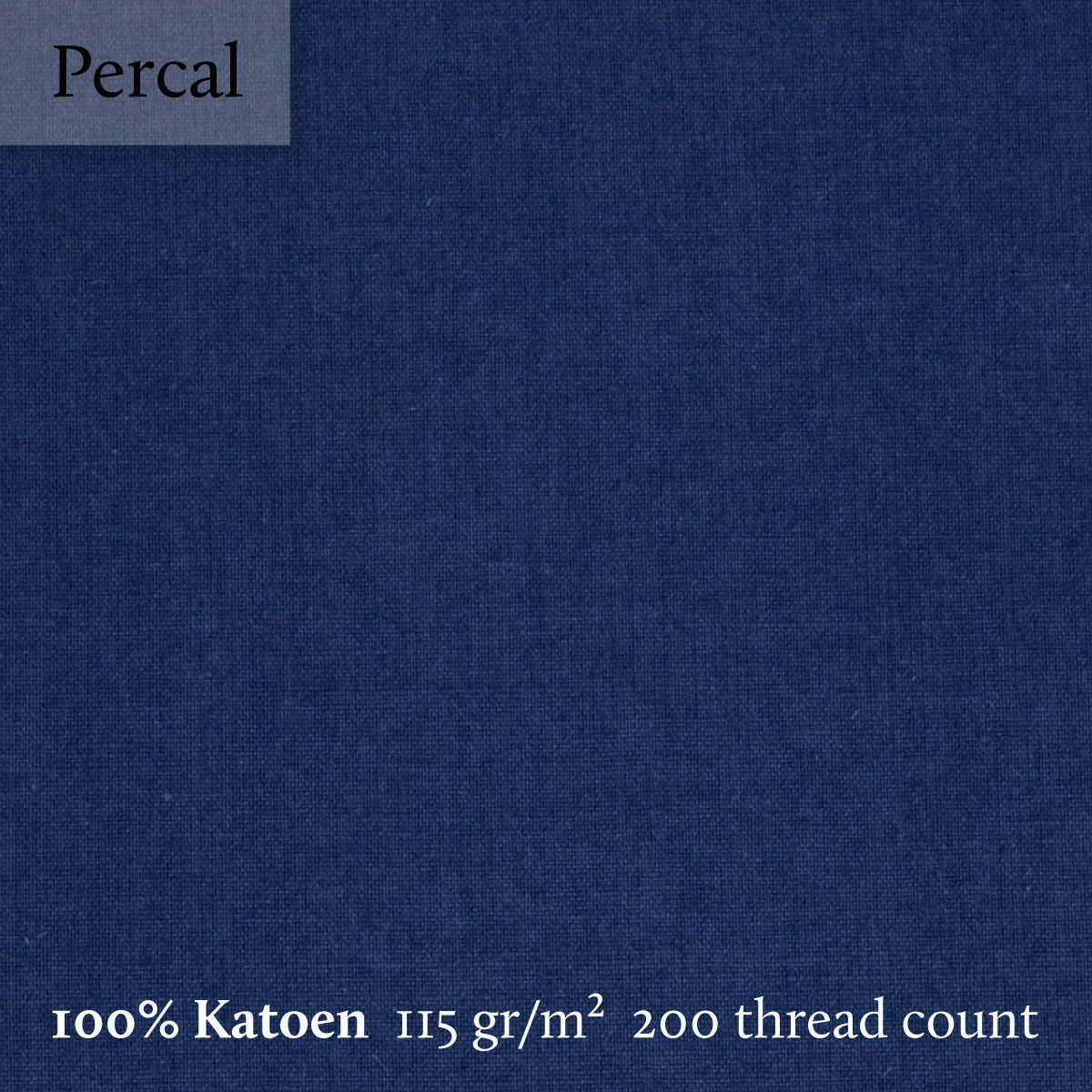 Dommelin Dekbedovertrek Percal 200TC Navy