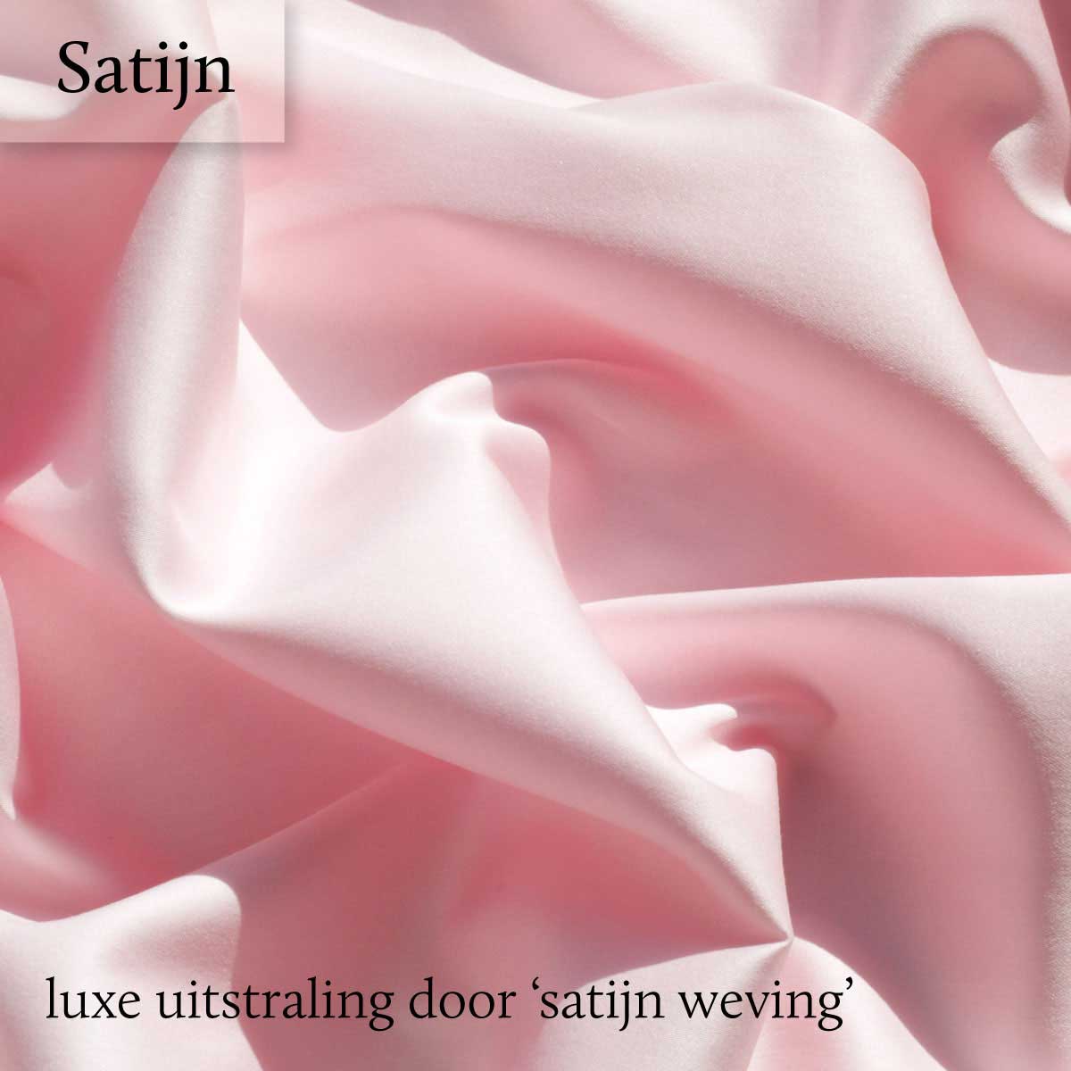Dommelin Kussensloop Satijn 300TC Lichtroze 60 x 70 cm